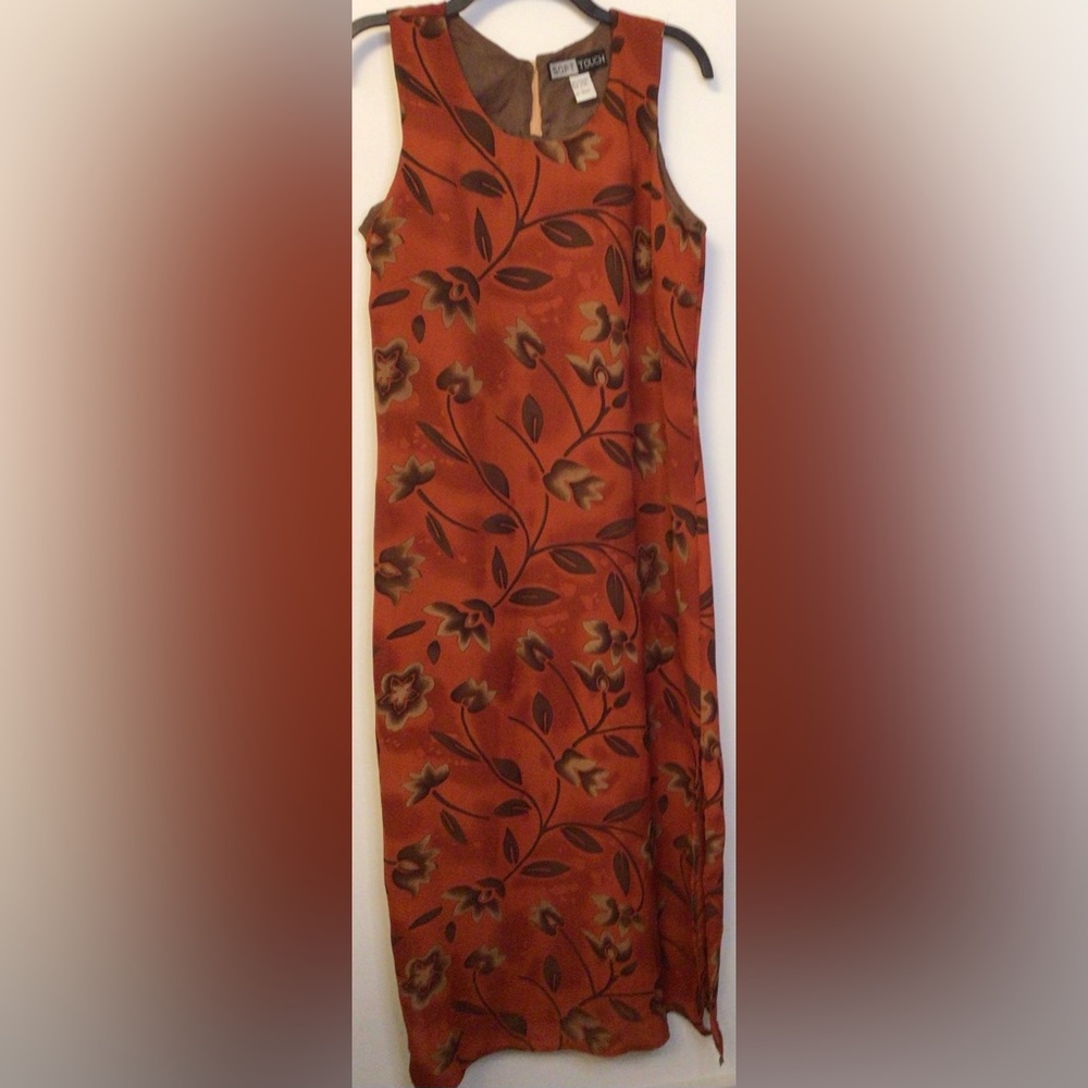 Soft Touch vintage sleeveless maxi dress size large
